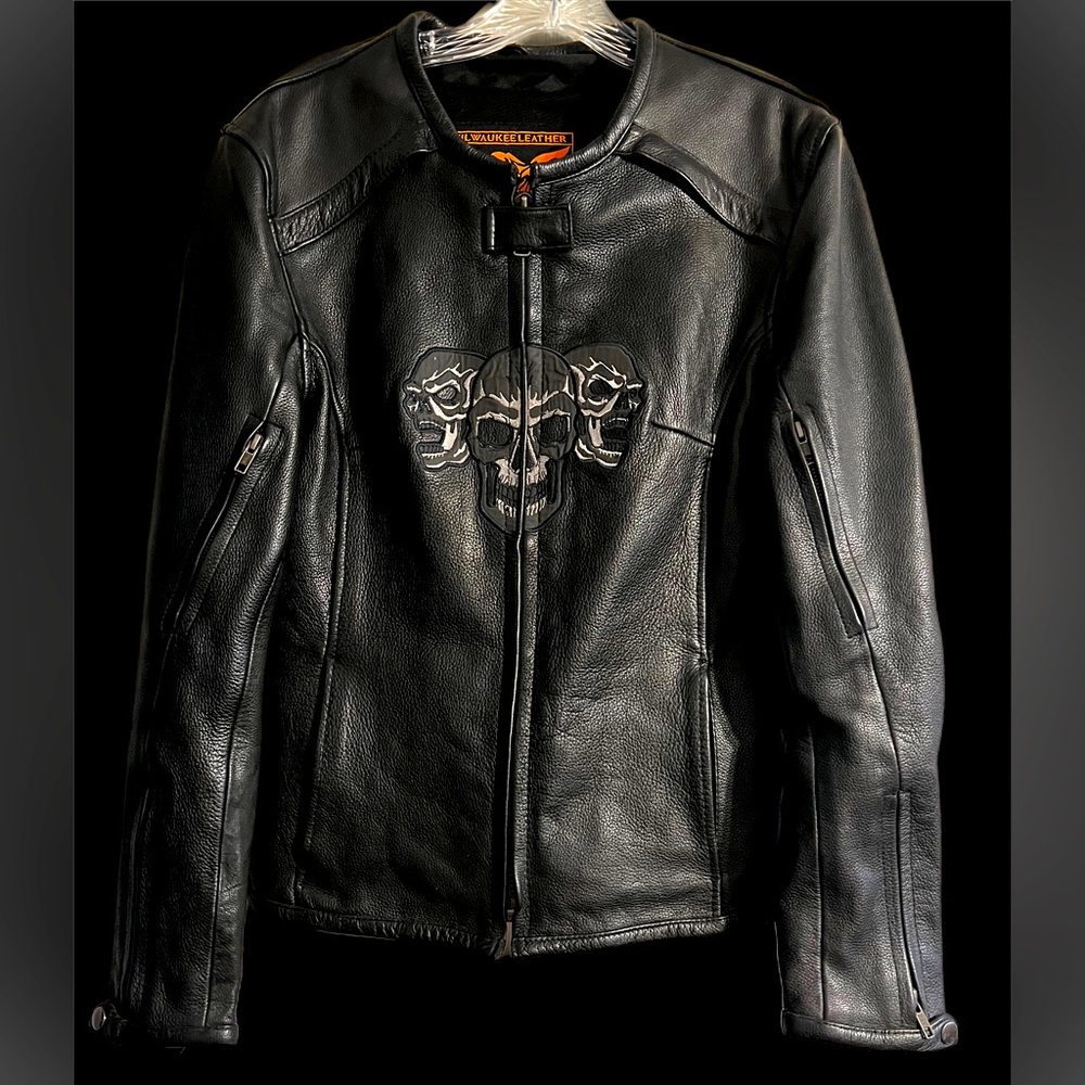 Women Leather Motorcycle jacket